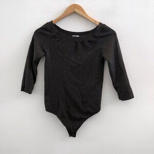 WOLFORD 3/4 Sleeve Thong Bodysuit Size Medium